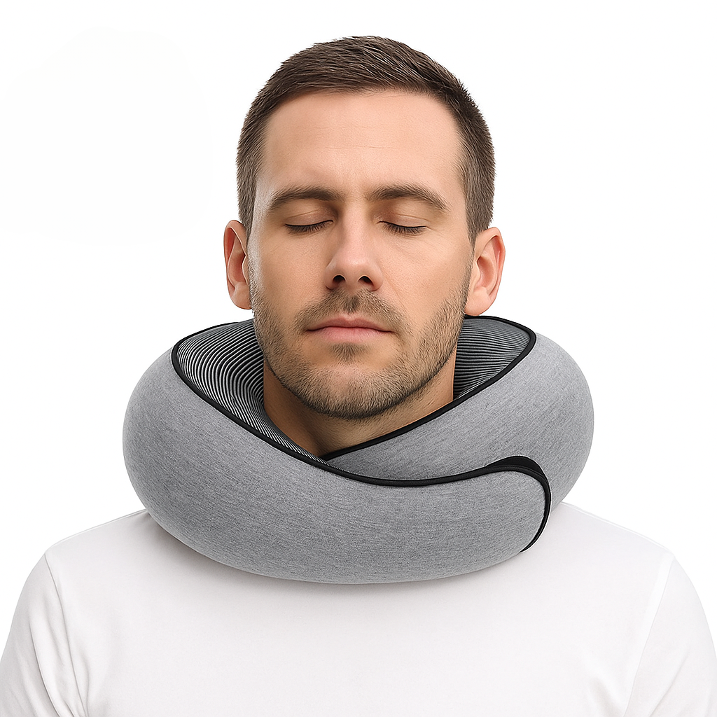 Oreiller ergonomique 💤 Confort en voyage assuré