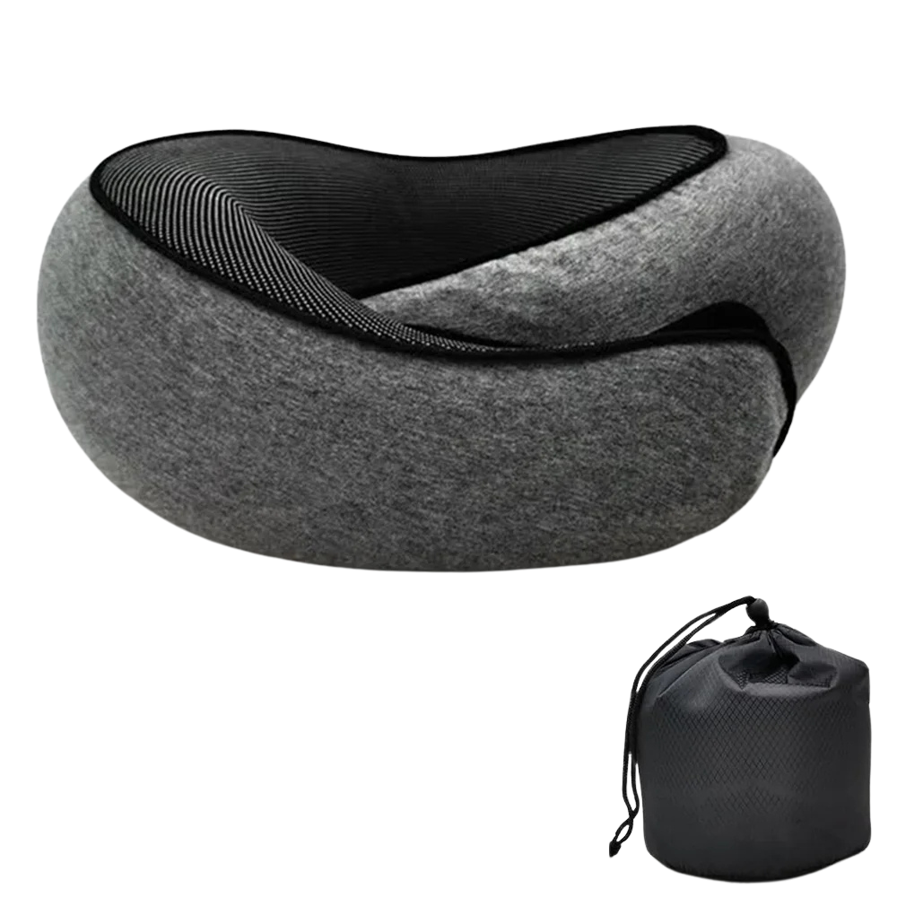 Oreiller ergonomique 💤 Confort en voyage assuré